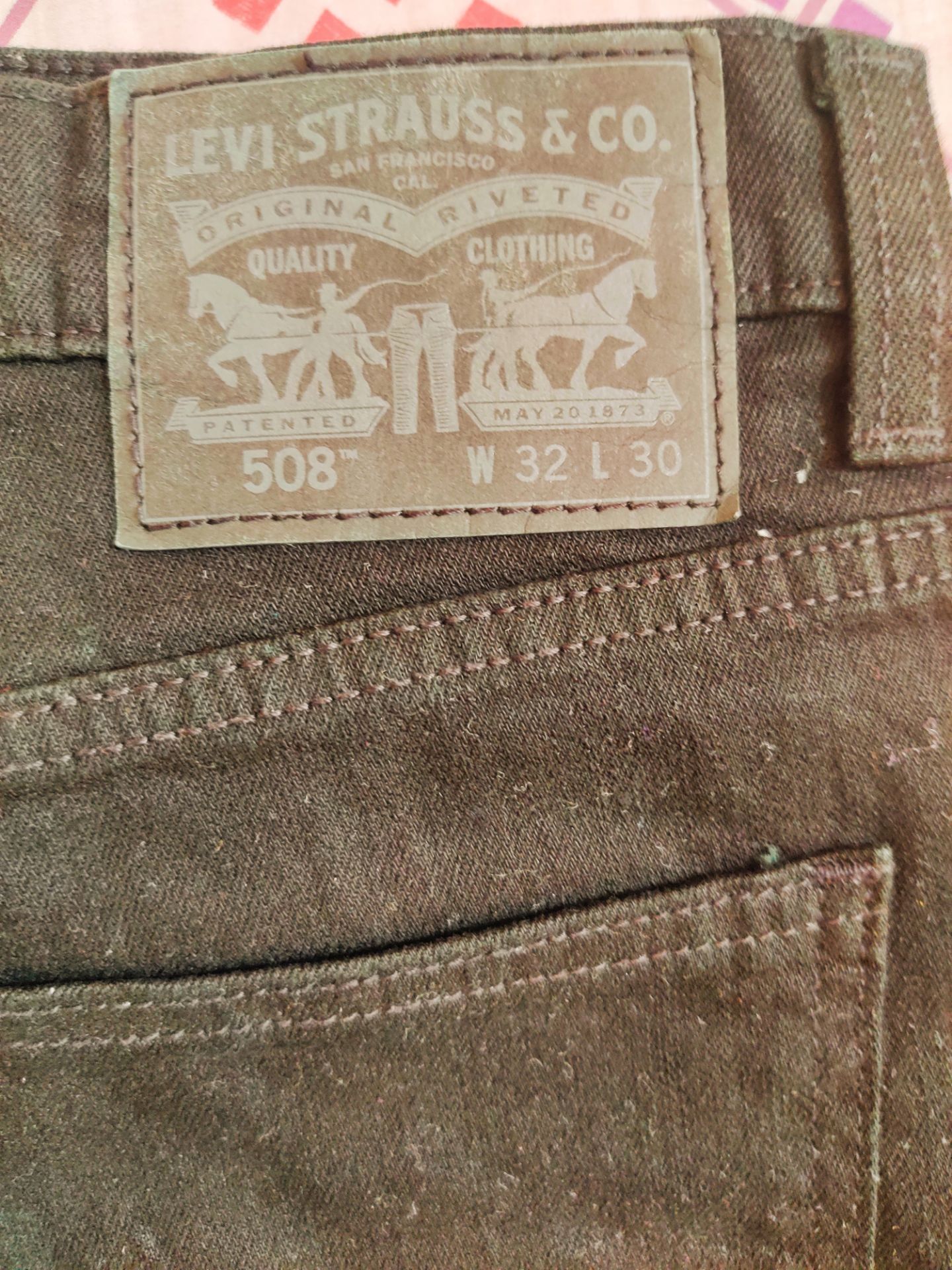 NEW Levi's 508 Jeans W32 L30 Black