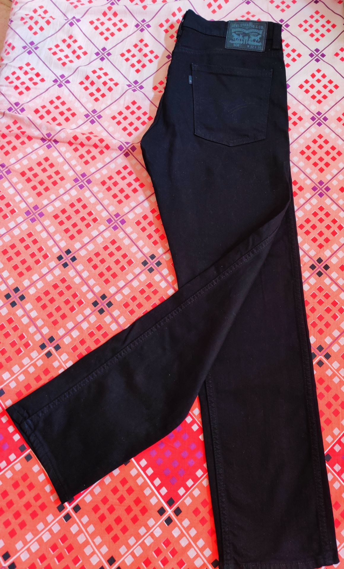 NEW Levi's 508 Jeans W32 L30 Black - photo 2