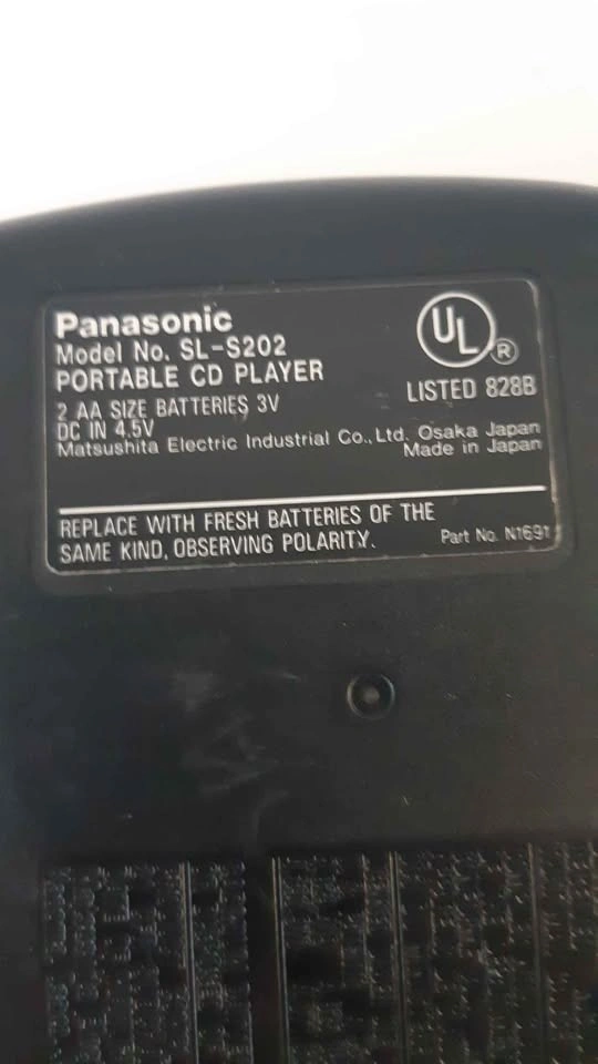 Panasonic SL-S202 Portable CD Player - photo 5