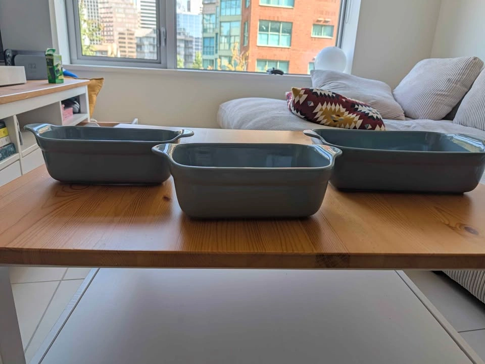 Our Place 3-Piece Ceramic Baking Dish Set - Blue - photo 2