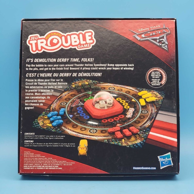 Disney Pixar Cars 3 Trouble Pop-O-Matic Board Game - photo 4