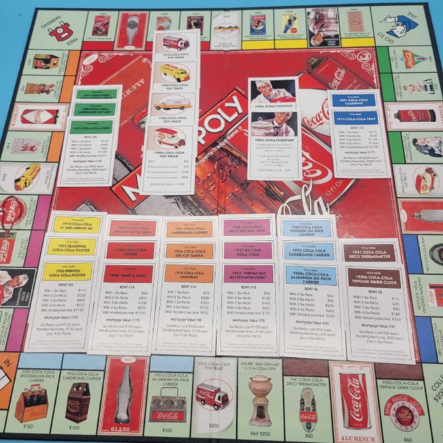 Monopoly COCA-COLA 125th Anniversary Collectors Edition Complete - photo 2