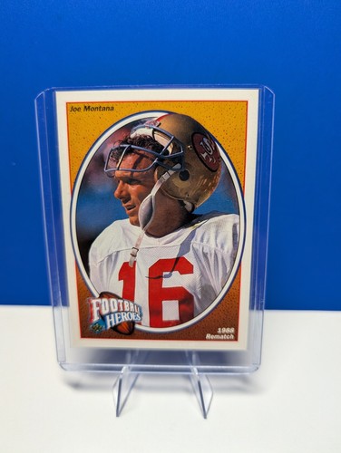 Joe Montana 1991 Upper Deck Football Heroes #5 1988 Rematch
