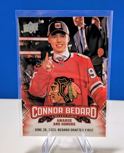 Connor Bedard 2023-24 Upper Deck Collection #30 Drafted First SP