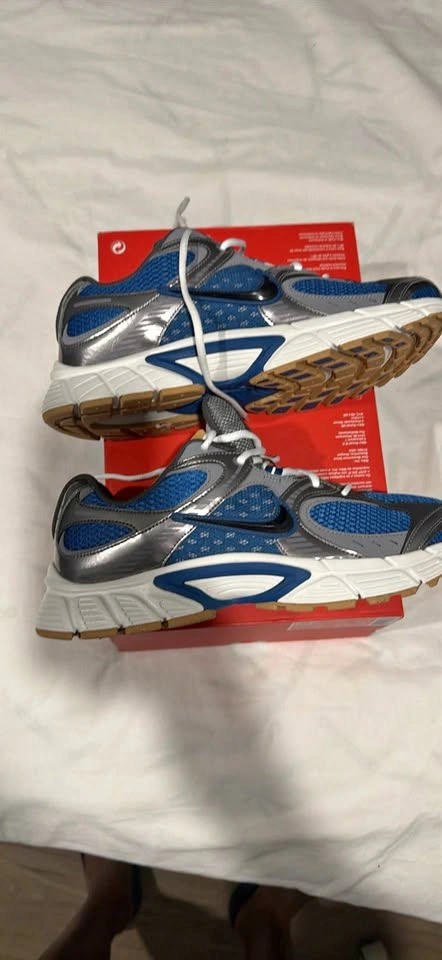 Nike V2K Run Blue and Silver