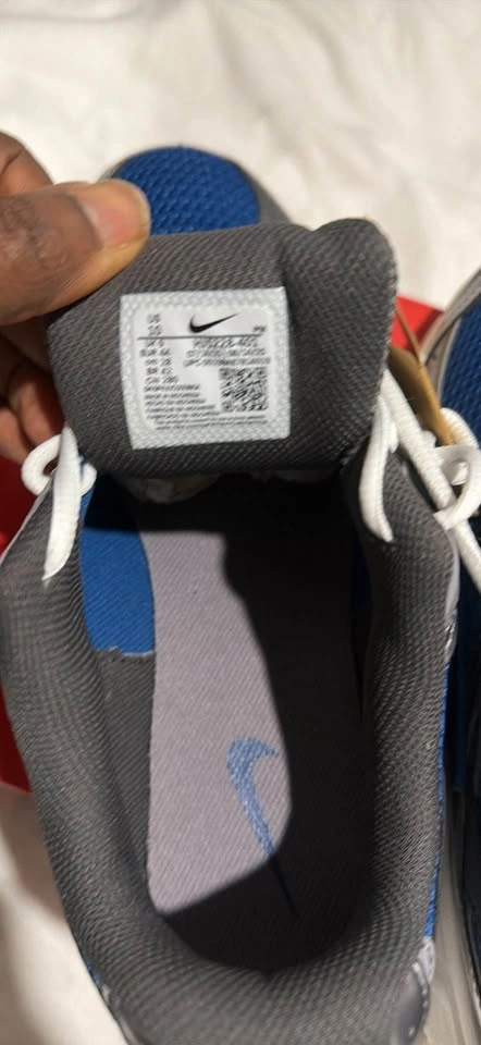 Nike V2K Run Blue and Silver - photo 3