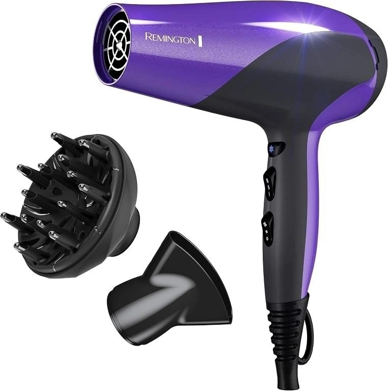 Damage Protection Hair Dryer Purple - New