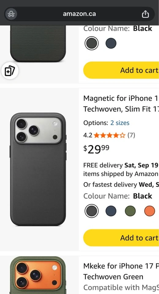 New MagSafe Tech Woven Cases for iPhone 17 Pro/Pro Max - photo 3