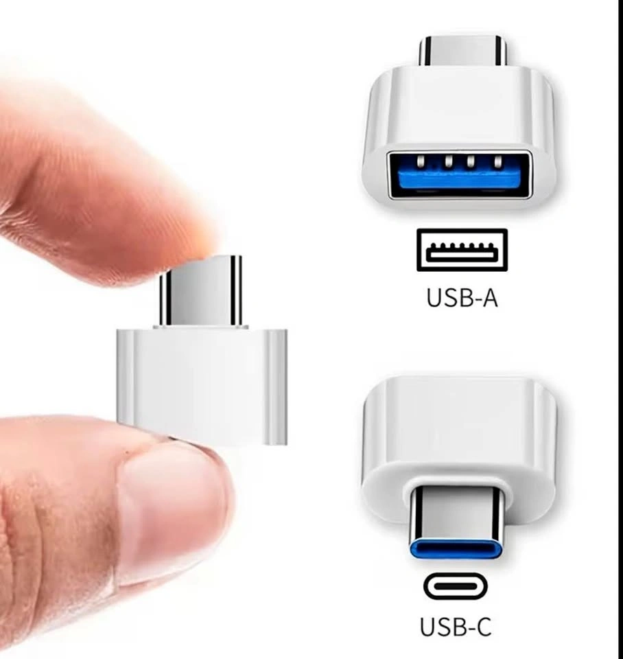 USB-C to USB-A Adapter, OTG adapter for charging and data
