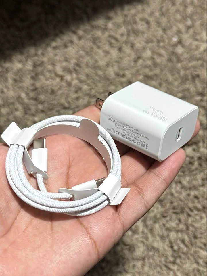 USB C fast charging set *NEW* adapter and cable for $10 - photo 2