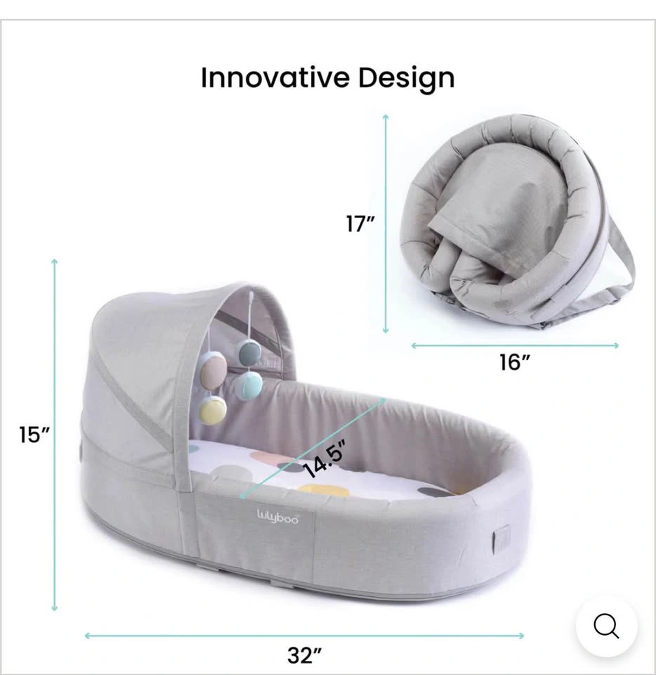 Lulyboo Bassinet To-Go Portable Travel Bed & Infant Lounge - photo 3