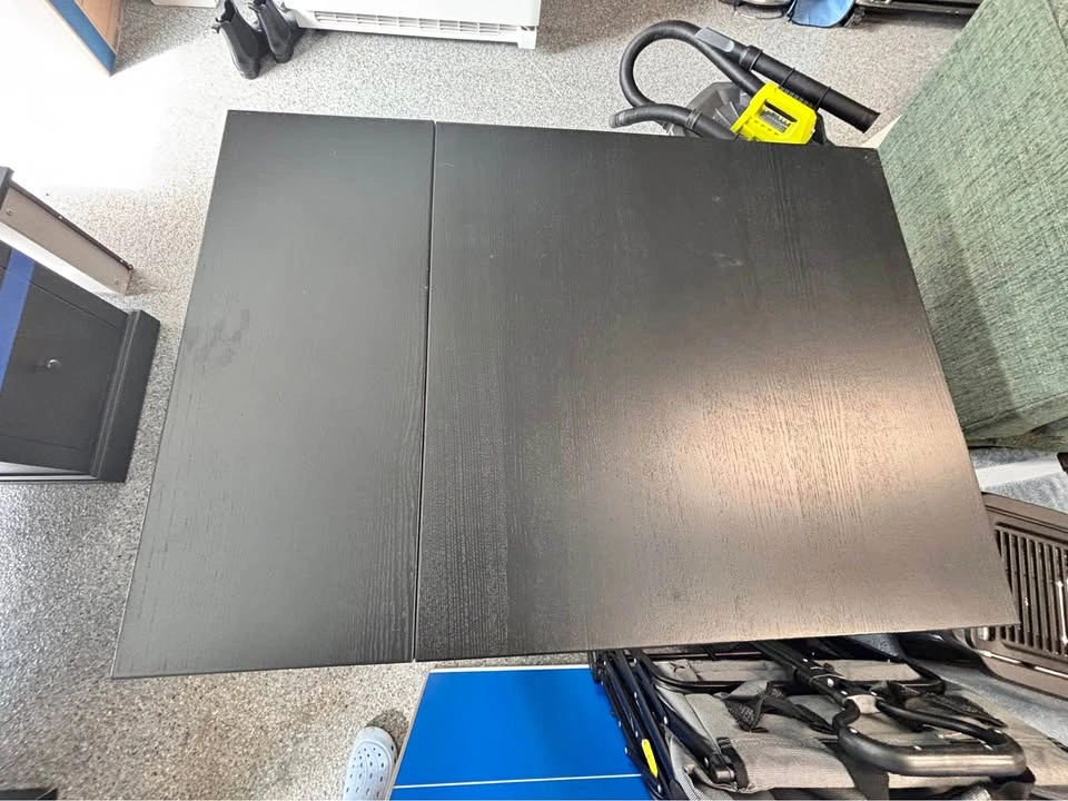 Black Flip-Top / Extendable Table