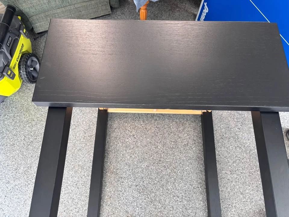 Black Flip-Top / Extendable Table - photo 5