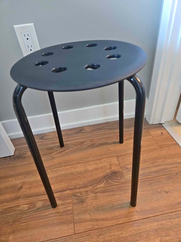 Black stool - indoor or outdoor