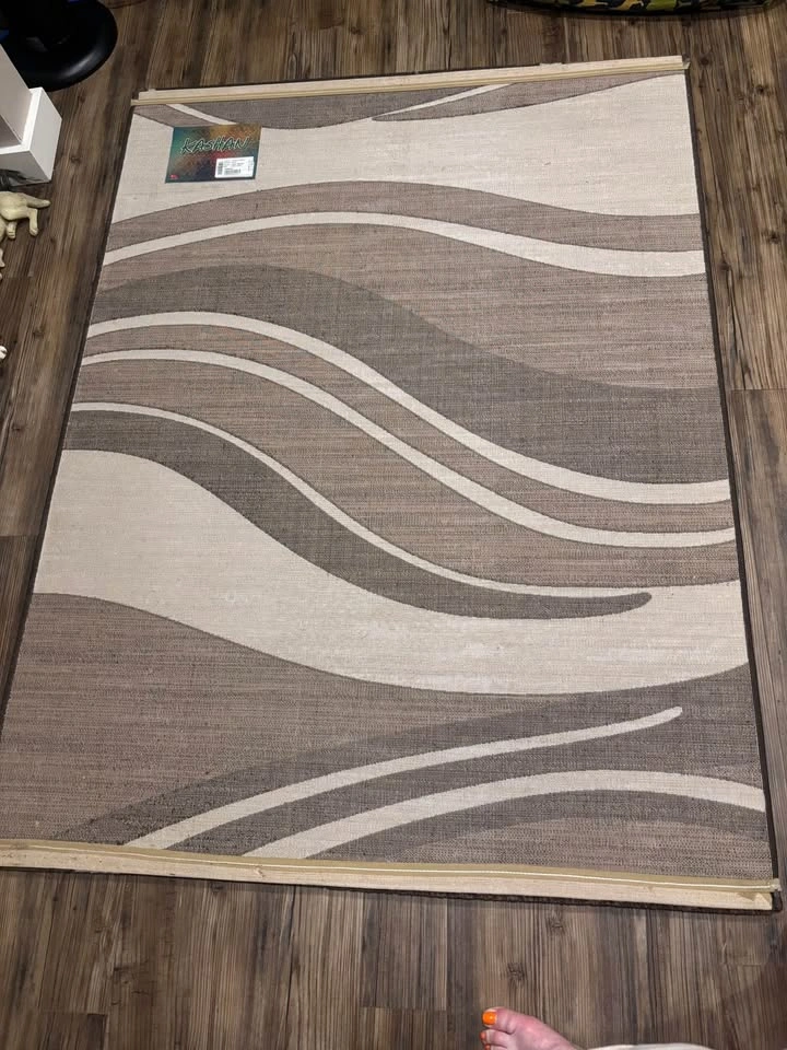 Area Rug Kashan Hollywood Collection Mid-Century Modern Wave Pat - photo 4