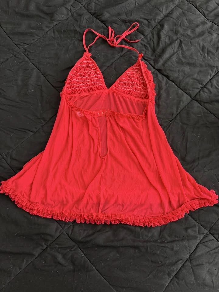 leg avenue red babydoll lingerie - photo 2