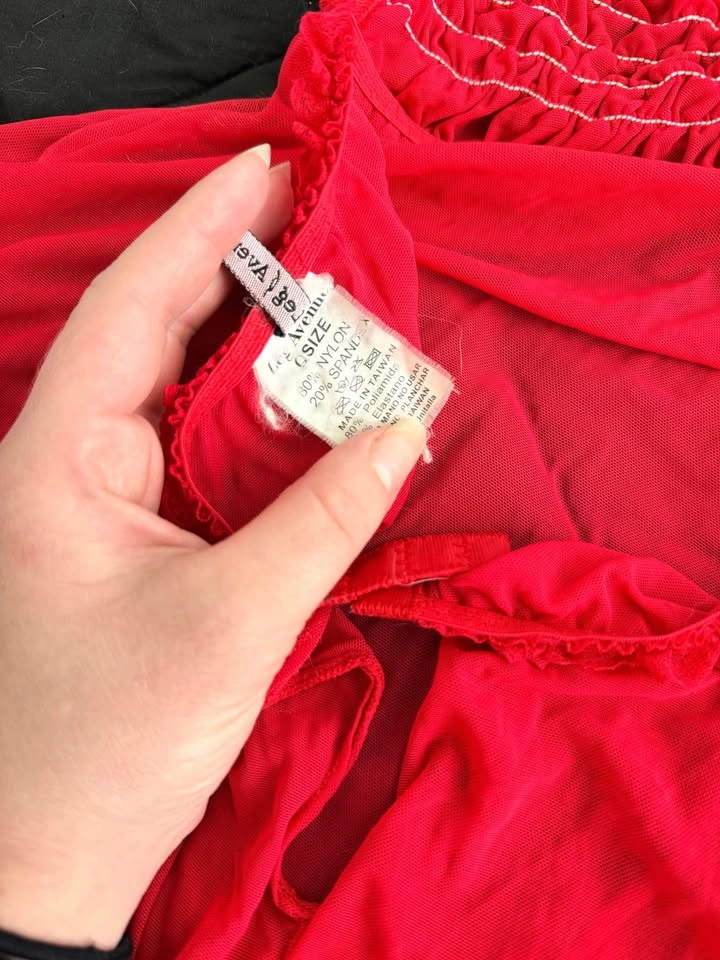 leg avenue red babydoll lingerie - photo 4
