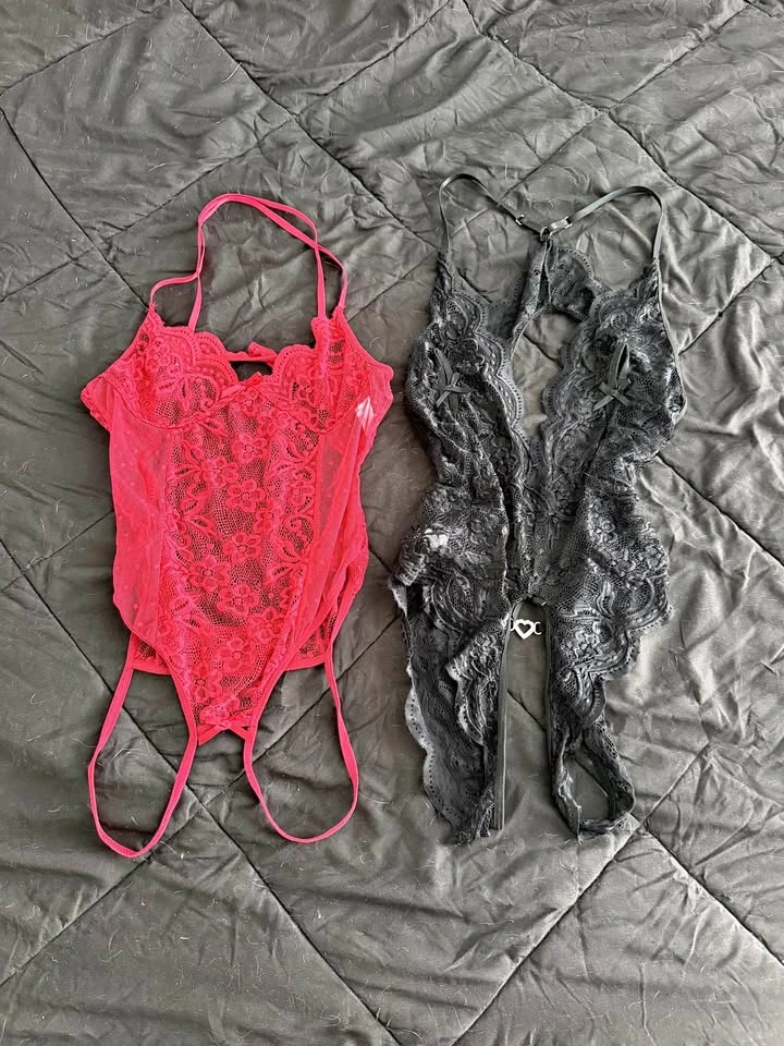 2 lingerie lace body suits!