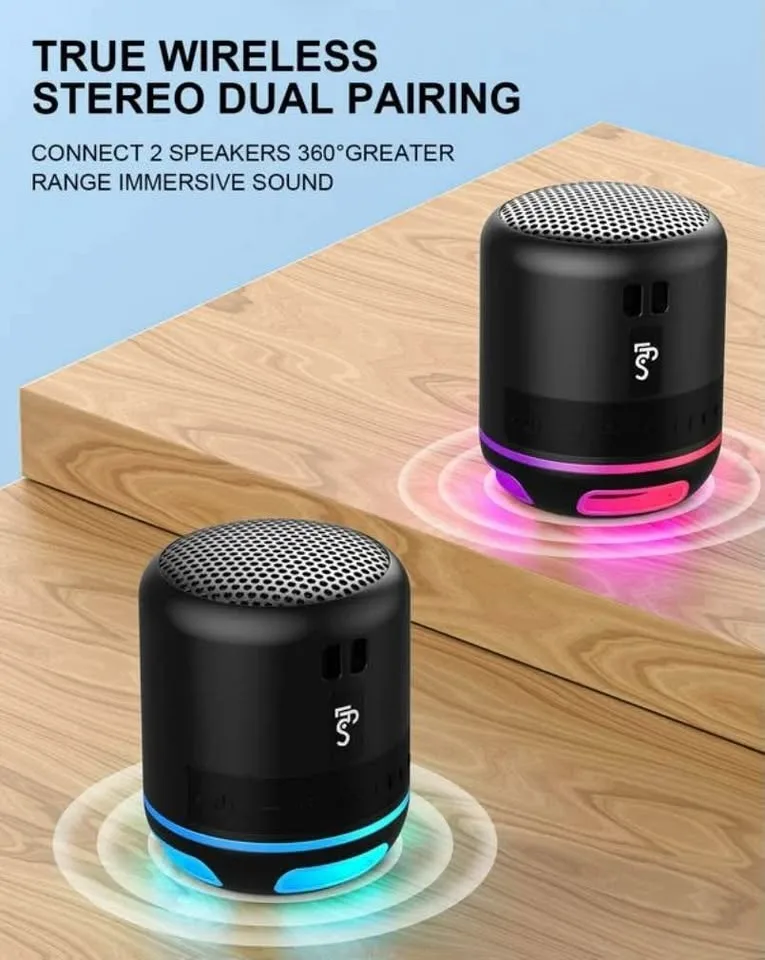 LFS Small Bluetooth Speakers Portable Wireless Speaker image indicator(4)