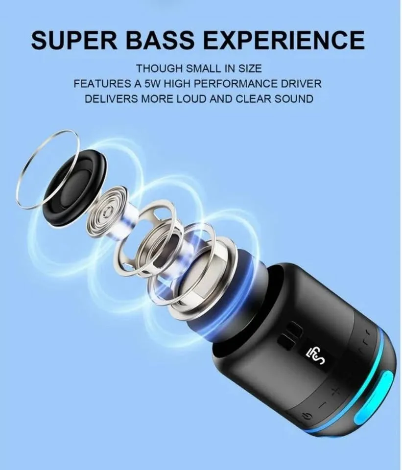 LFS Small Bluetooth Speakers Portable Wireless Speaker image indicator(5)