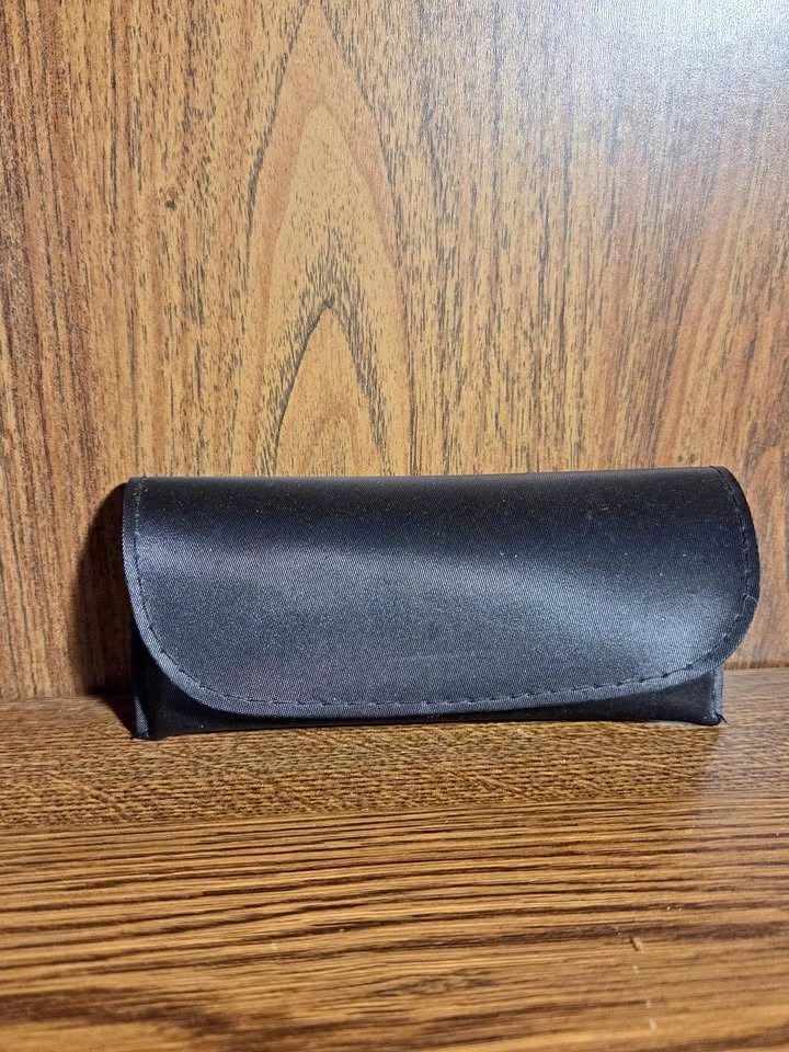 Black Eyeglasses Case with Velcro
