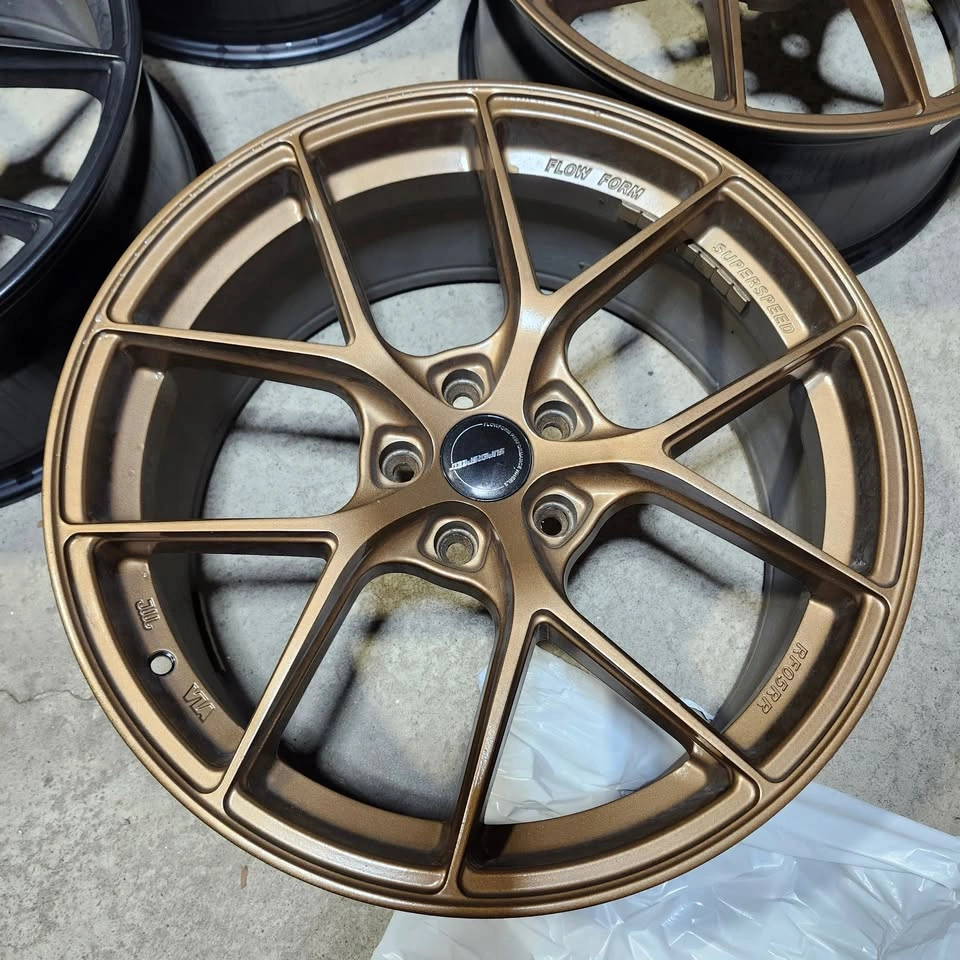 19 inch Superspeed RF05RR flow form alloy rims 5x114.3 like new - photo 4