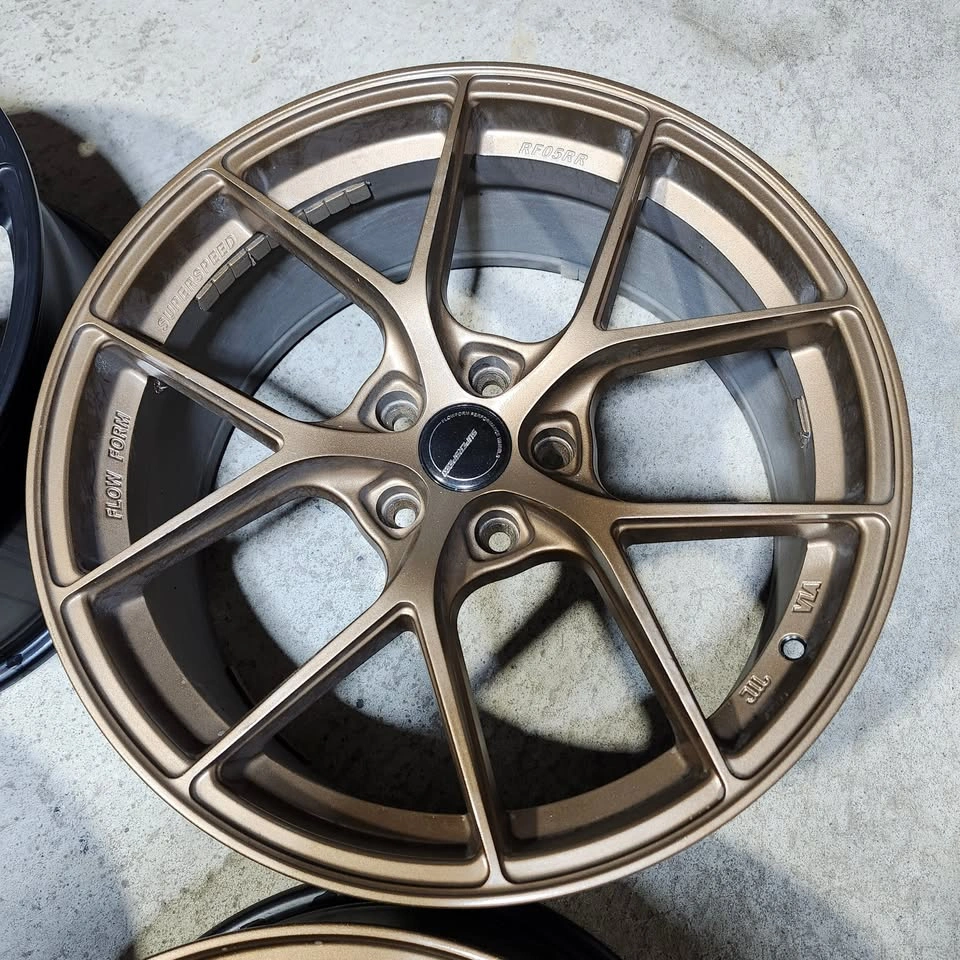 19 inch Superspeed RF05RR flow form alloy rims 5x114.3 like new - photo 5