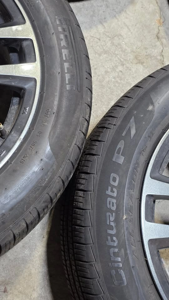 225/55/18 Pirelli All Season Tires (95% Tread, No Rims) - photo 3