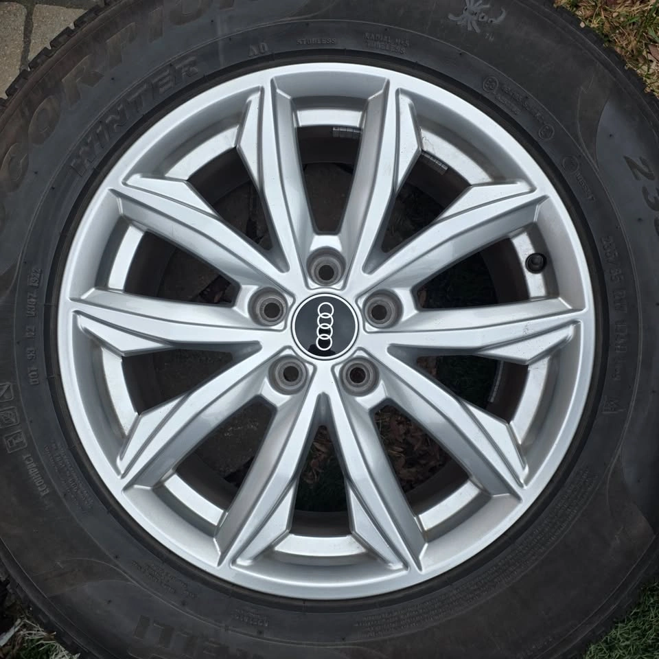 235/65/17 Pirelli winter tires with Audi OEM rims 5x112 - photo 3