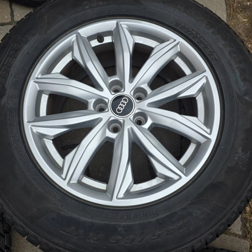 235/65/17 Pirelli winter tires with Audi OEM rims 5x112 - photo 5