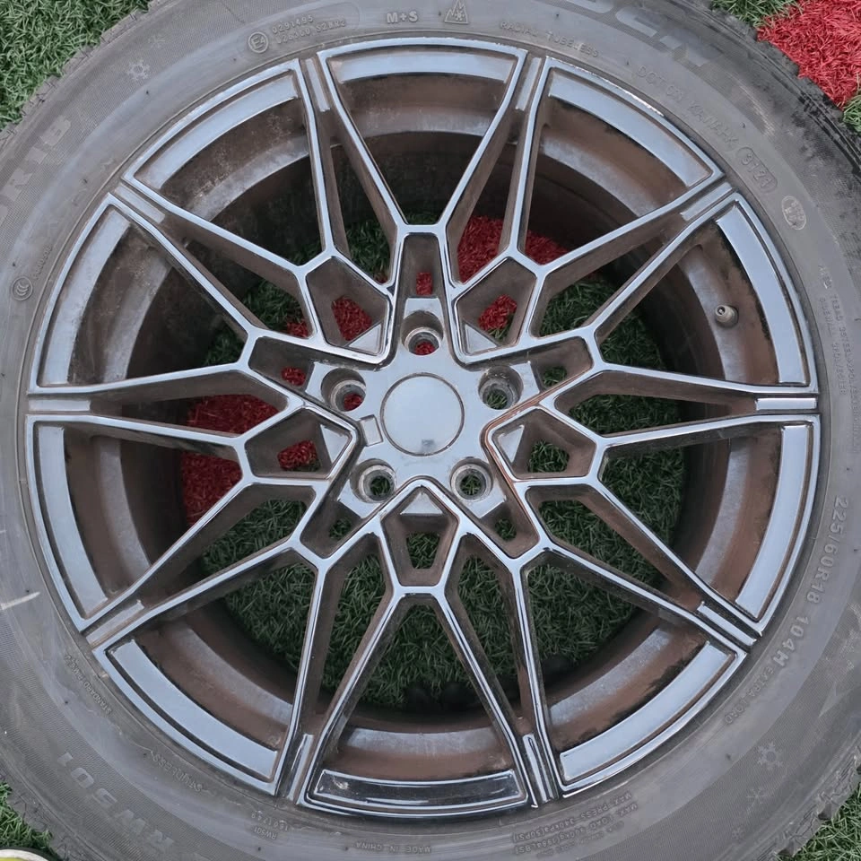 225/60/18 Kapsen Winter Tires with 5x112 Alloy Rims & TPMS - photo 3