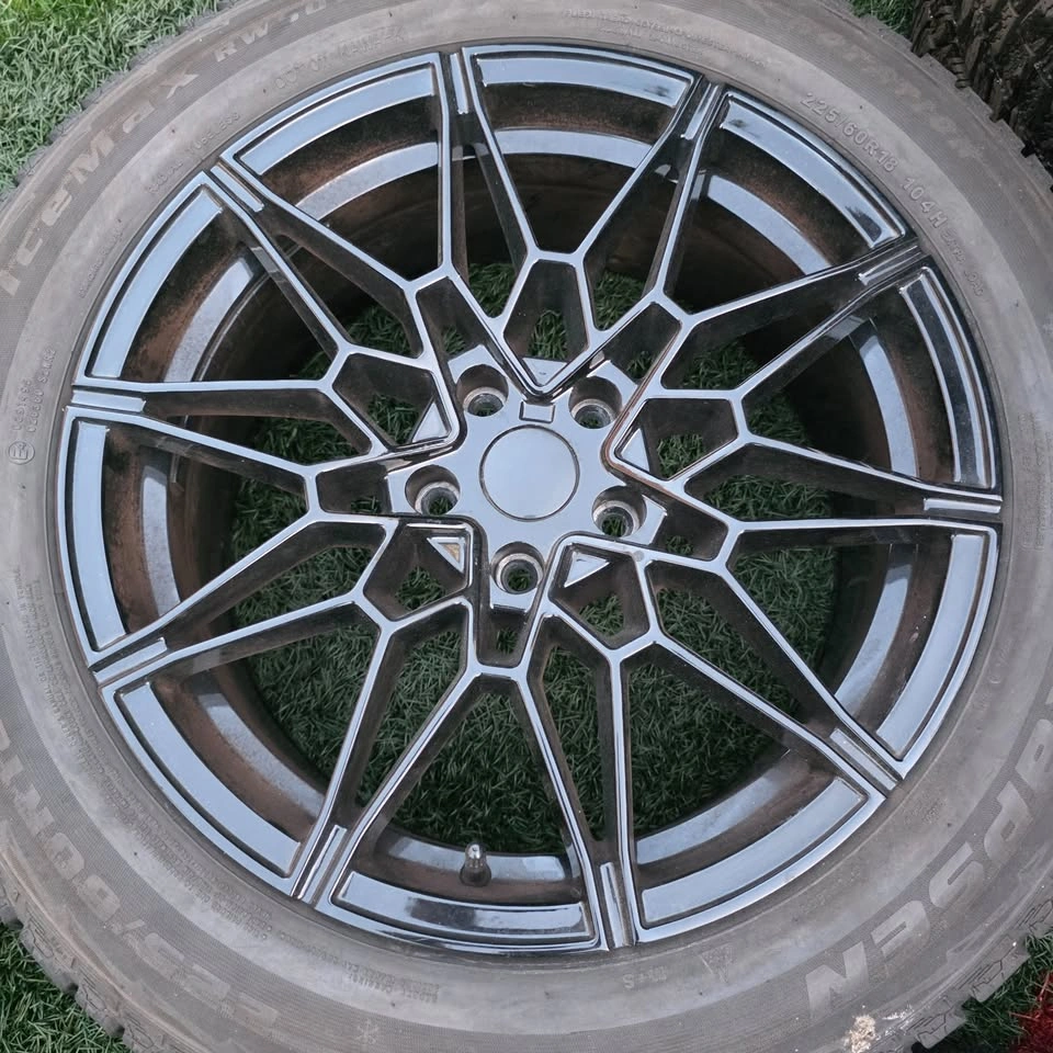 225/60/18 Kapsen Winter Tires with 5x112 Alloy Rims & TPMS - photo 4