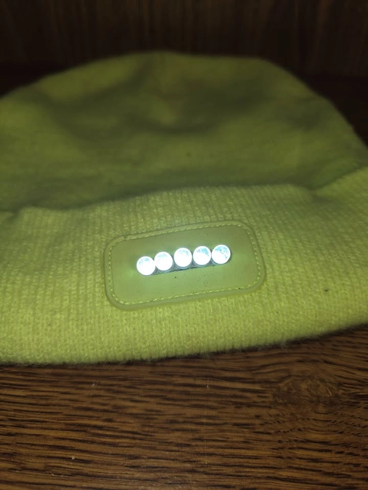 Neon Yellow Toque with Light - photo 3