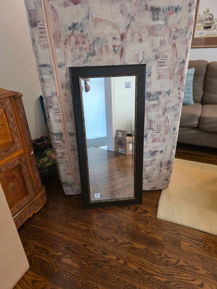 NEW Full Length Framed Mirror 41" X 19" - photo 3