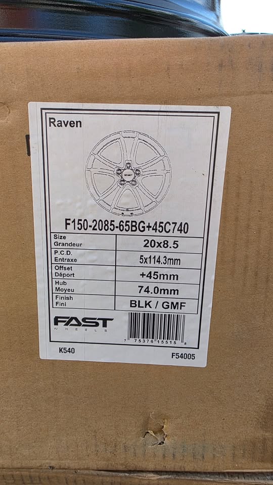 20 inch Fast alloy rims 5x114.3 - photo 3