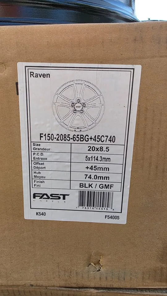 20 inch Fast alloy rims 5x114.3 image indicator(3)