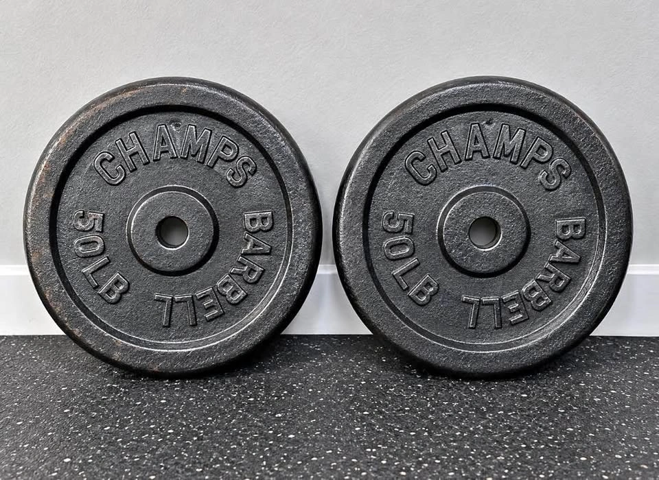 CHAMPS 50 LBS x 2 1” BARBELL