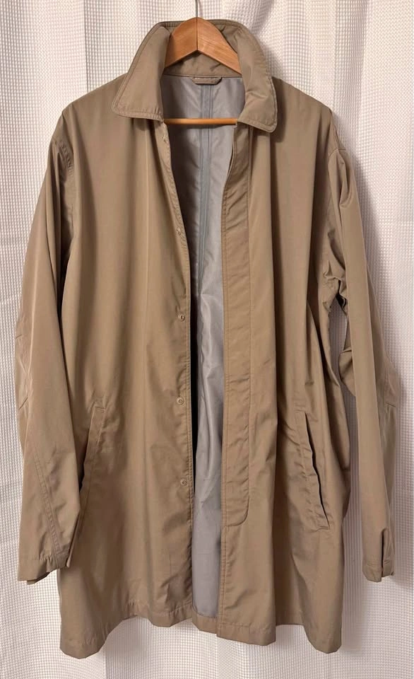 Stüssy Nylon Trench Coat #115240 Khaki Men’s XL NWOT