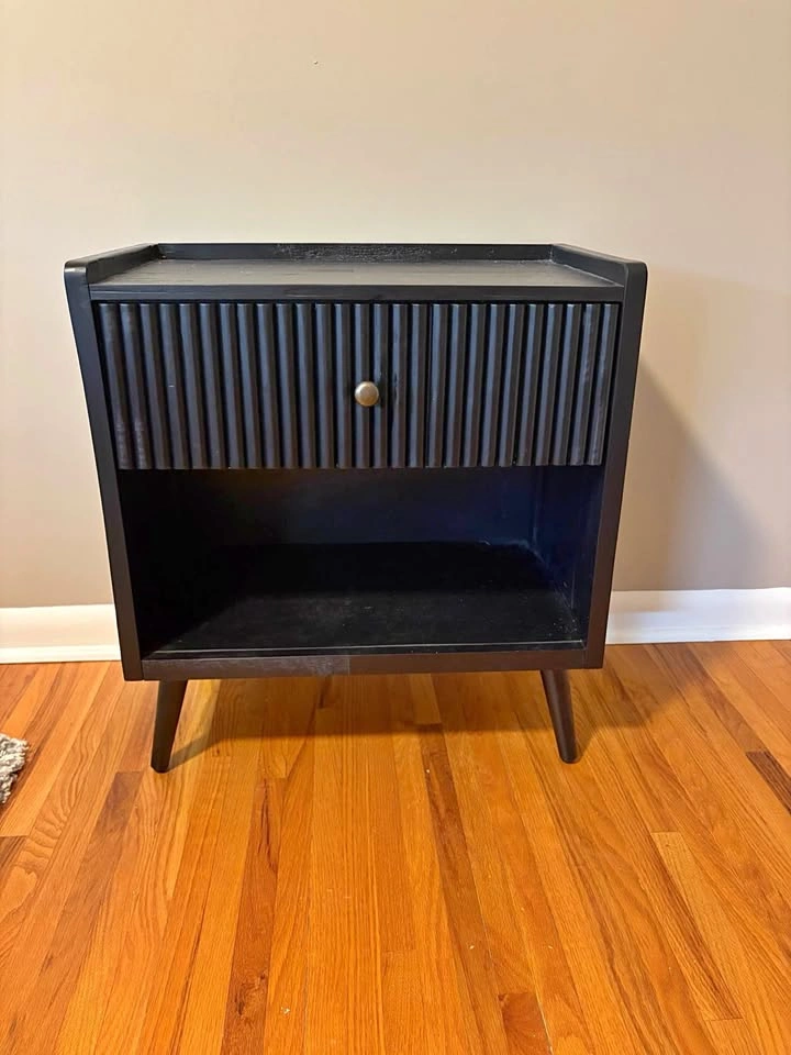 Black nightstands
