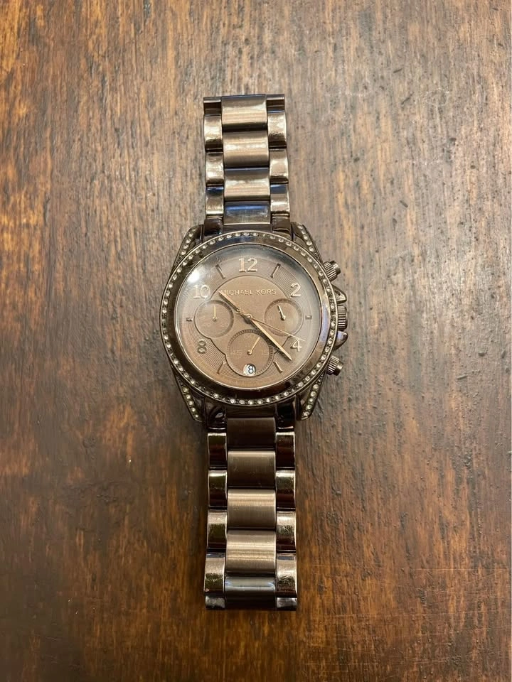 Michael Kors chocolate brown womens watch