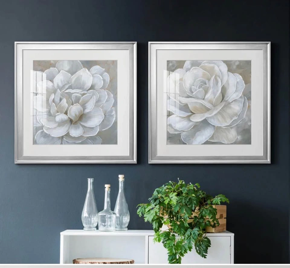 Lark Manor Bombshell Bloom I - 2 Piece Framed Painting Set - photo 4