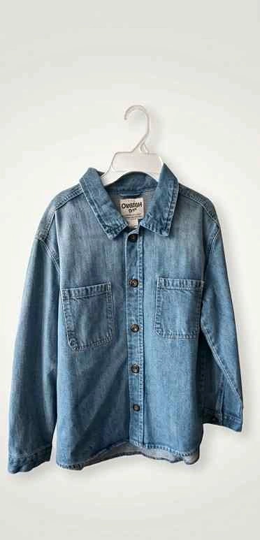 OshKosh B'Gosh Kid's Denim Button-Down Shirt - Size 12/12A