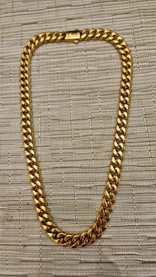 14K Gold Plated Cuban Link Chain