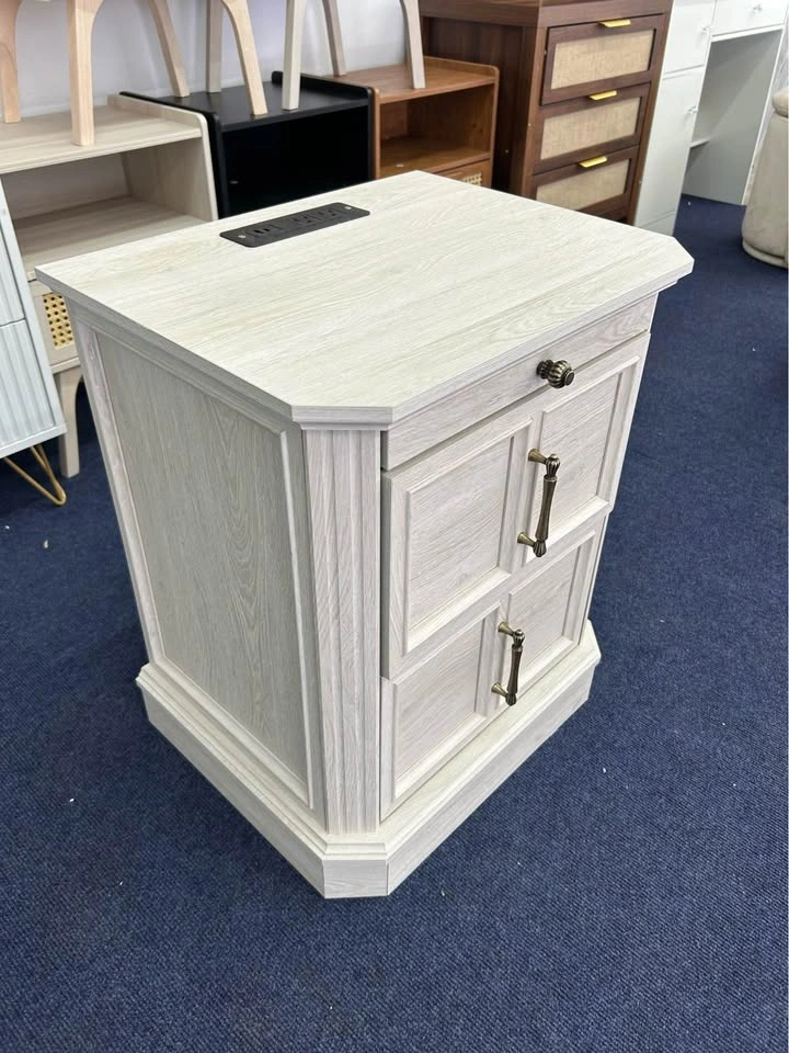 24.1” Tall Nightstand with Charging Station & Pull-Out Tray - photo 2