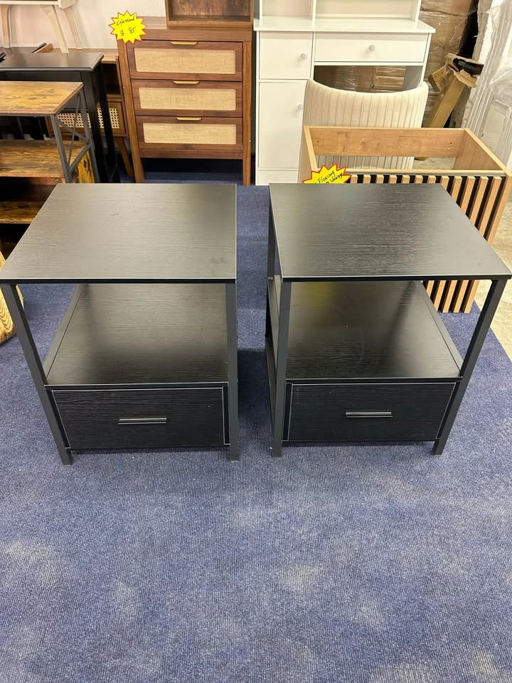 Brand New Set of 2 Modern Nightstands - photo 2