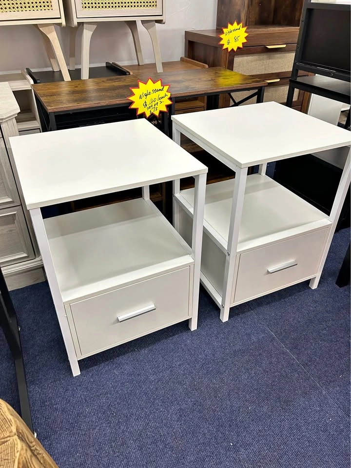 Brand New Set of 2 Modern Nightstands
