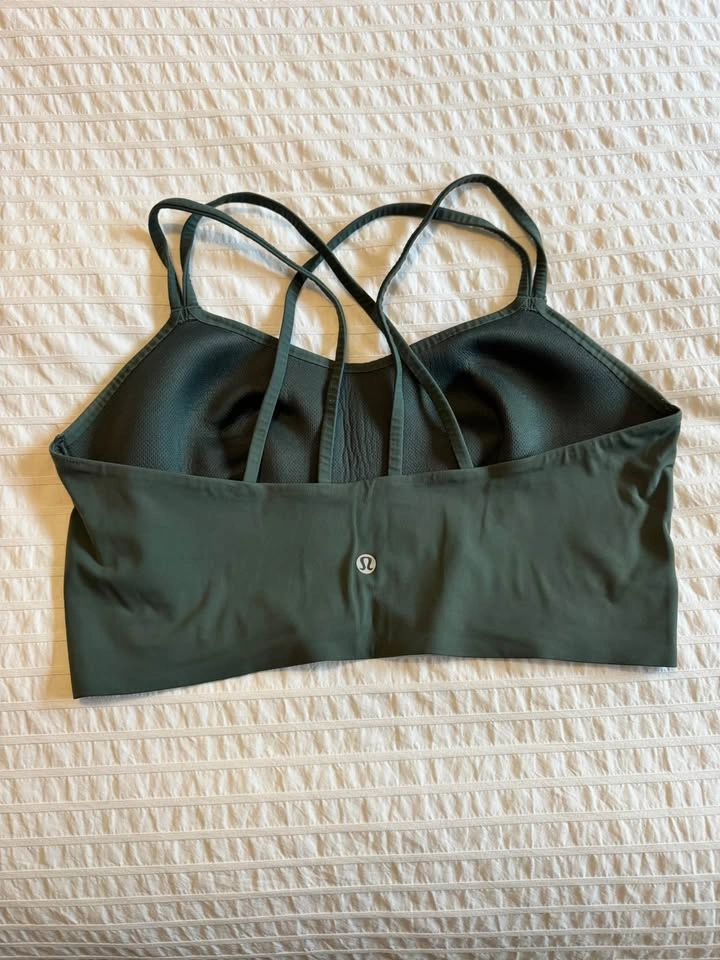 Lululemon like a cloud longline dark green - size 12