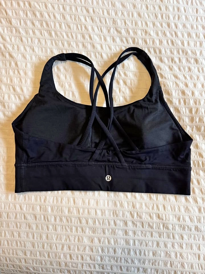 Lululemon energy longline med support sports bra - size 12