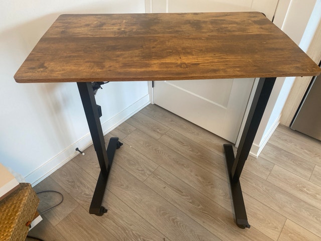 Standing Desk 100x60cm in Rustic Brown