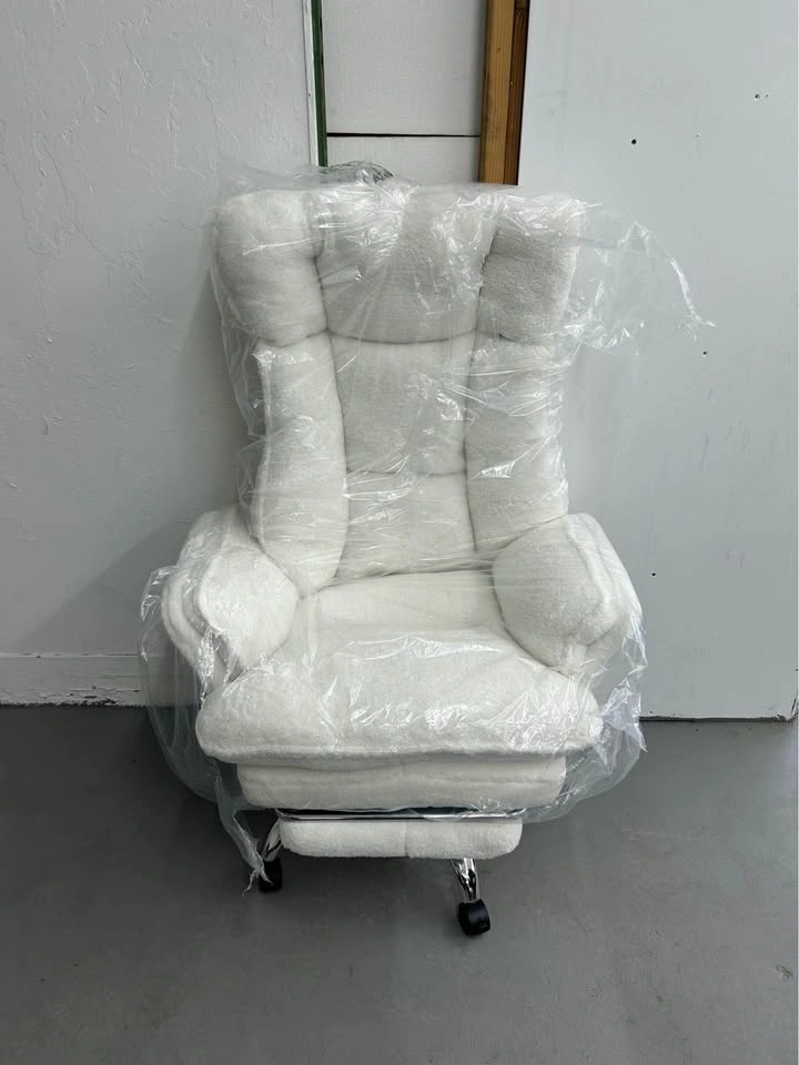 Big & Tall Office Chair with Flip-Up Armrests & Foot Rest - photo 2